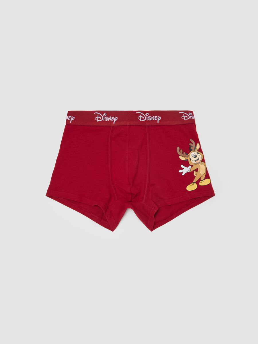 Boxer shorts with Christmas Mickey Mouse print_0