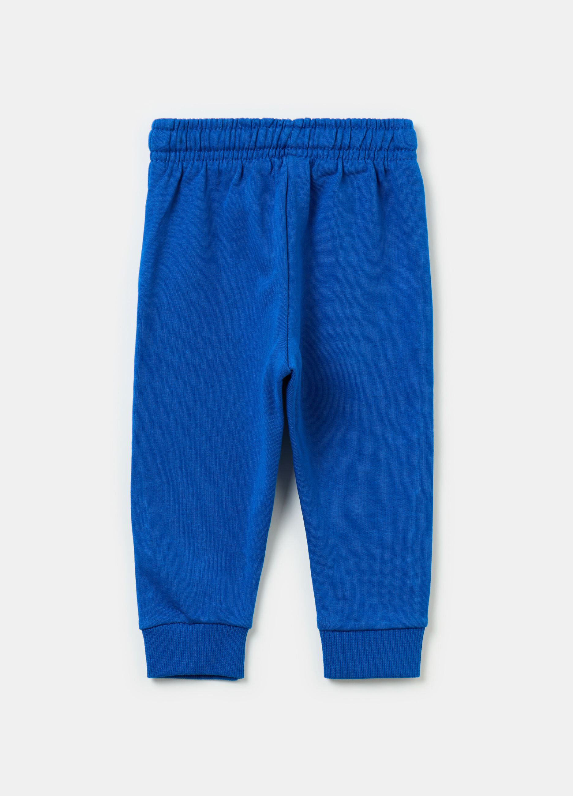 Fleece joggers with drawstring