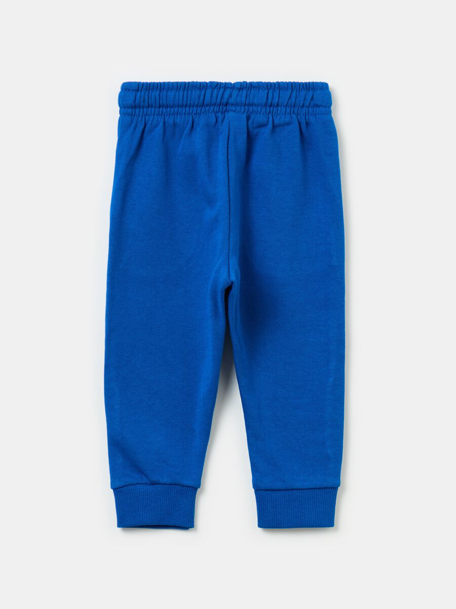 Fleece joggers with drawstring_1