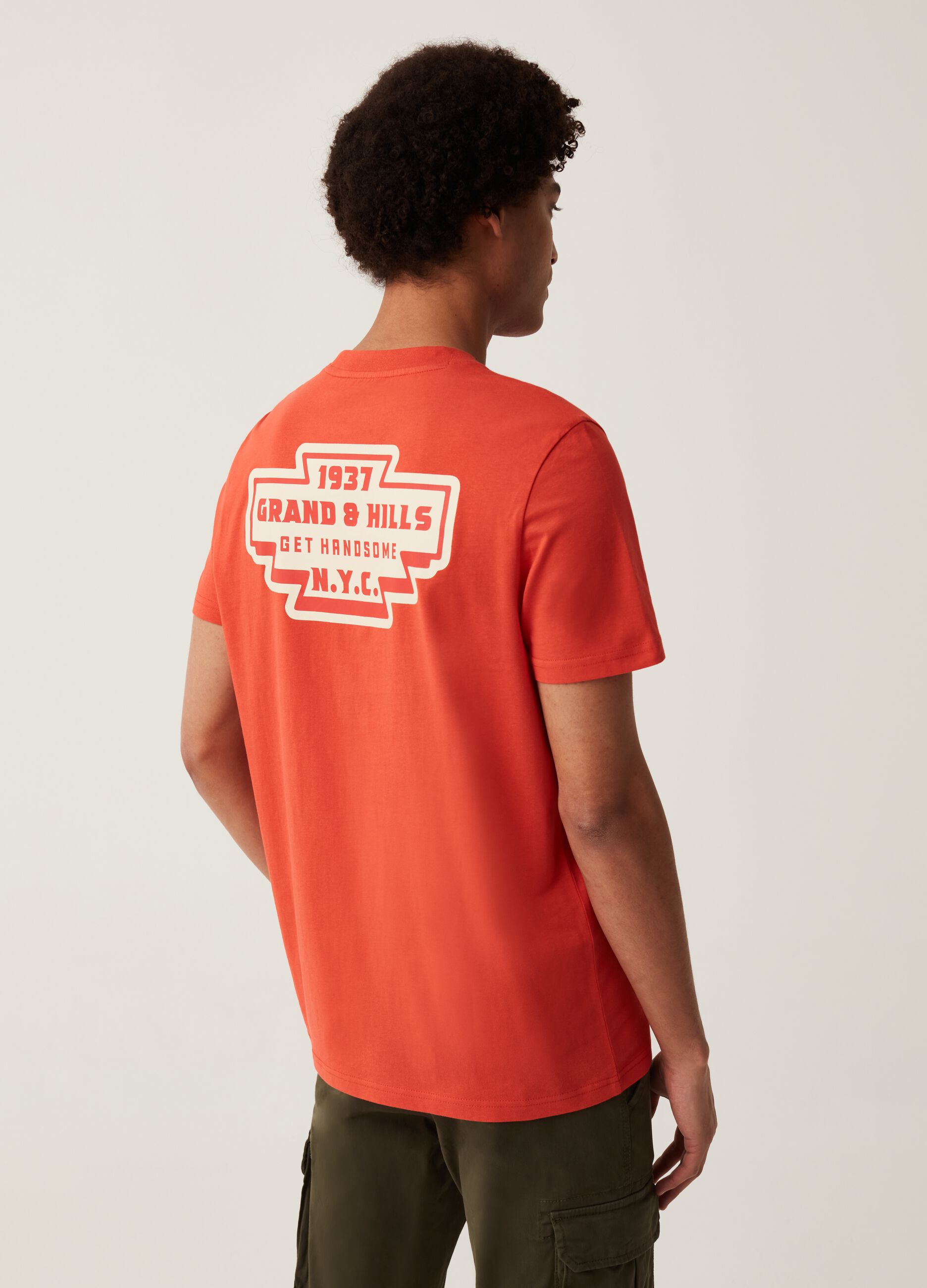 T-shirt with Grand&Hills logo print