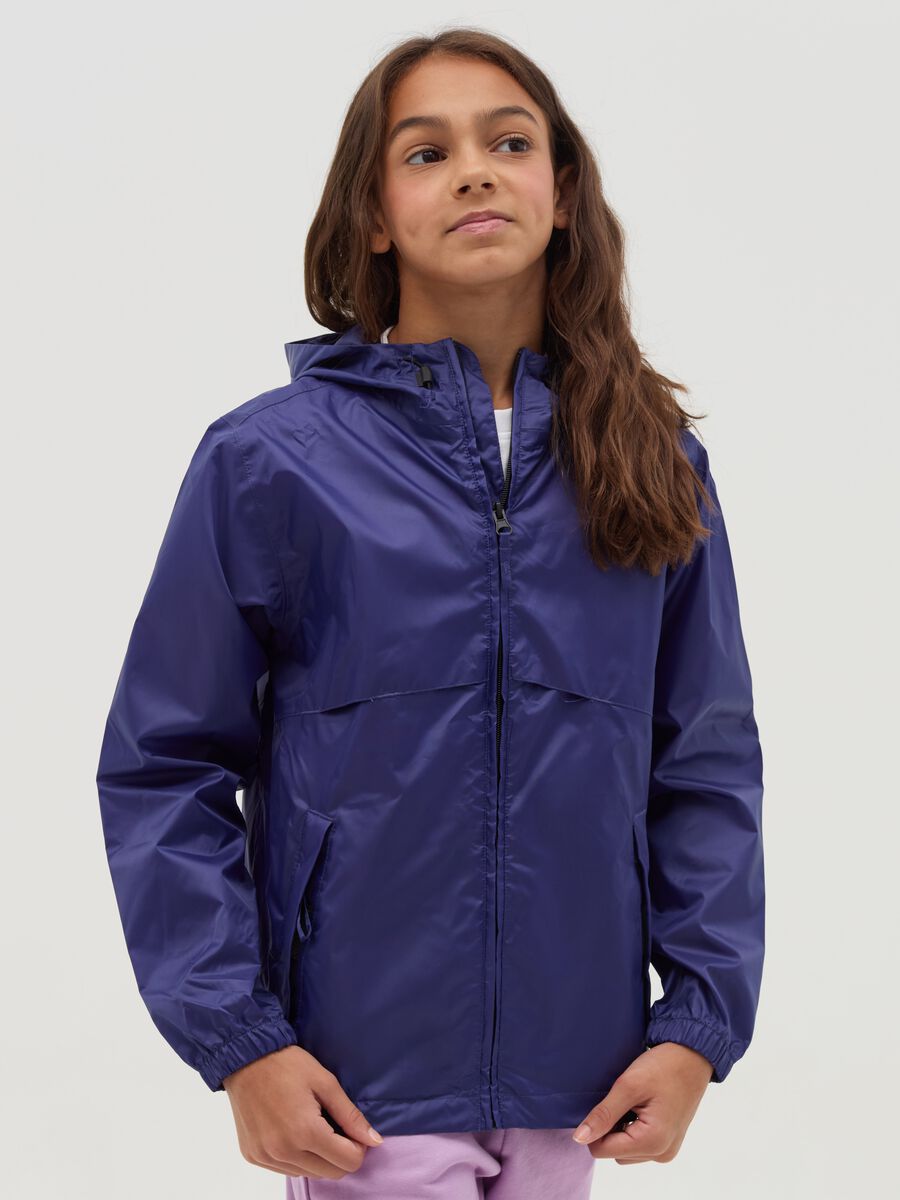 Waterproof jacket with hood_0