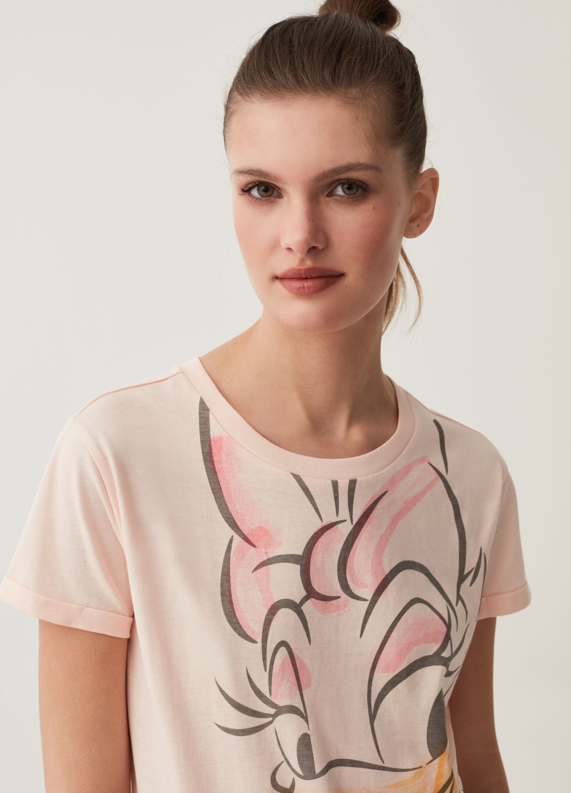 T-shirt with Disney Daisy Duck print