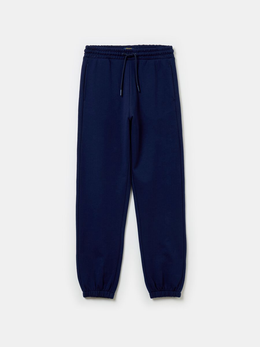 Essential joggers in organic cotton with drawstring_3