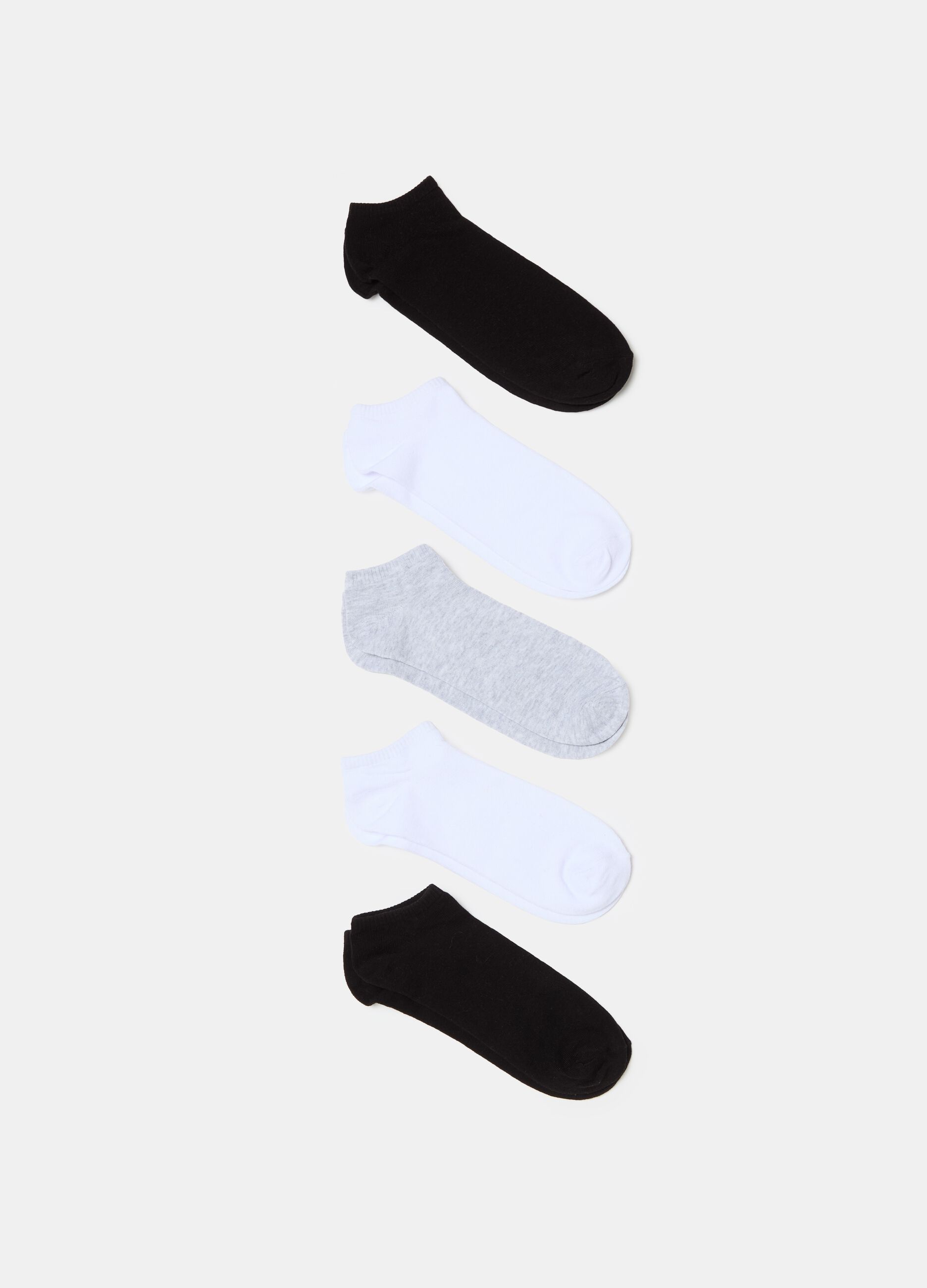 Five-pair pack stretch shoe liners