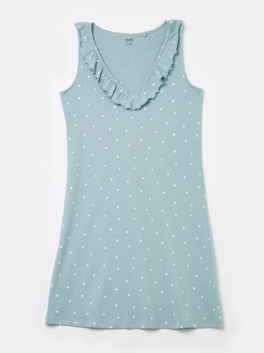 Nightdress with small hearts print_4