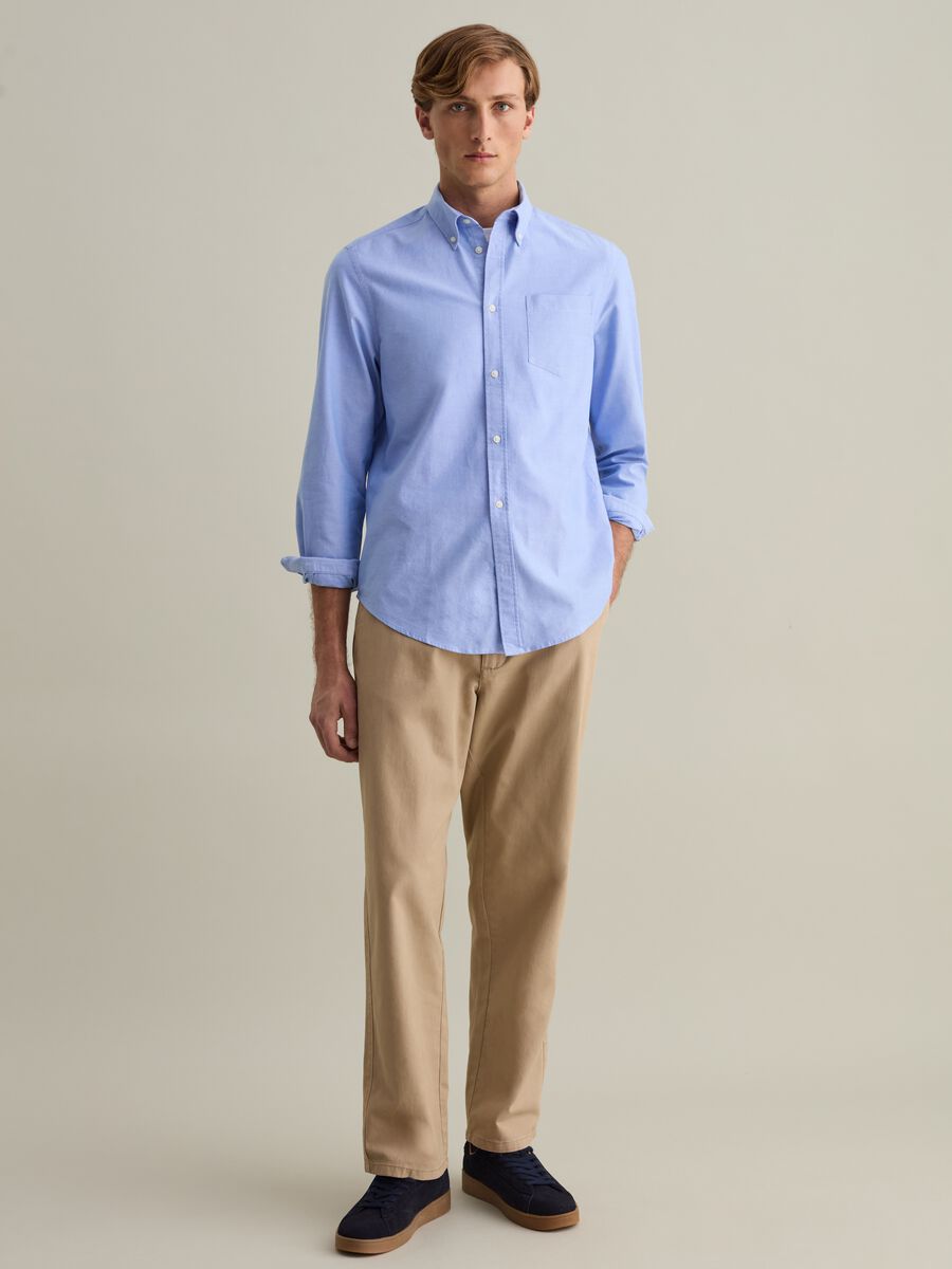 Regular-fit shirt in Oxford cotton_0