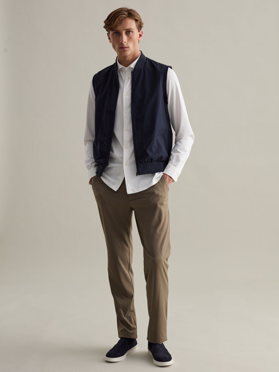 Contemporary gilet in technical fabric_1