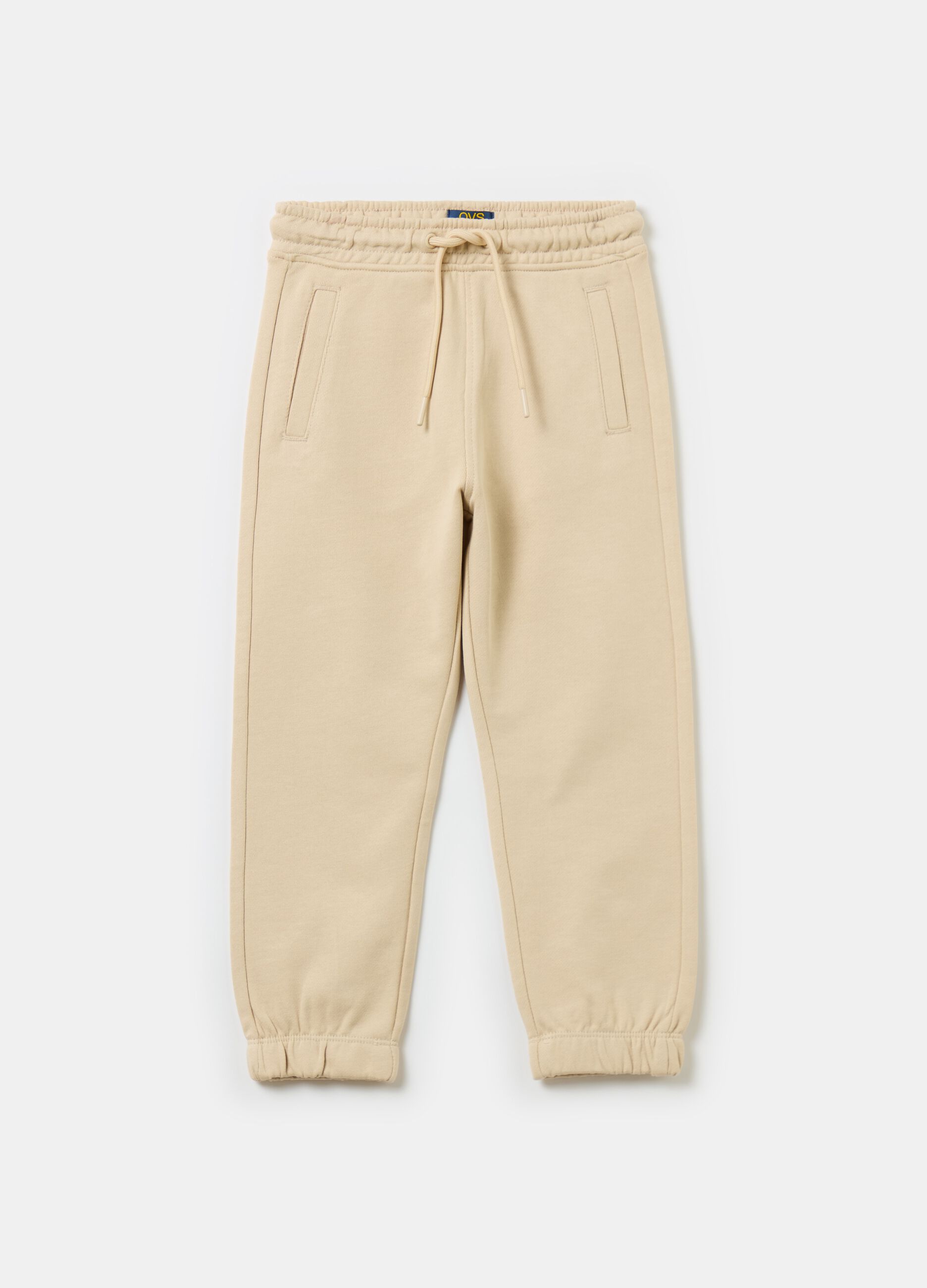 Essential joggers in cotton with drawstring