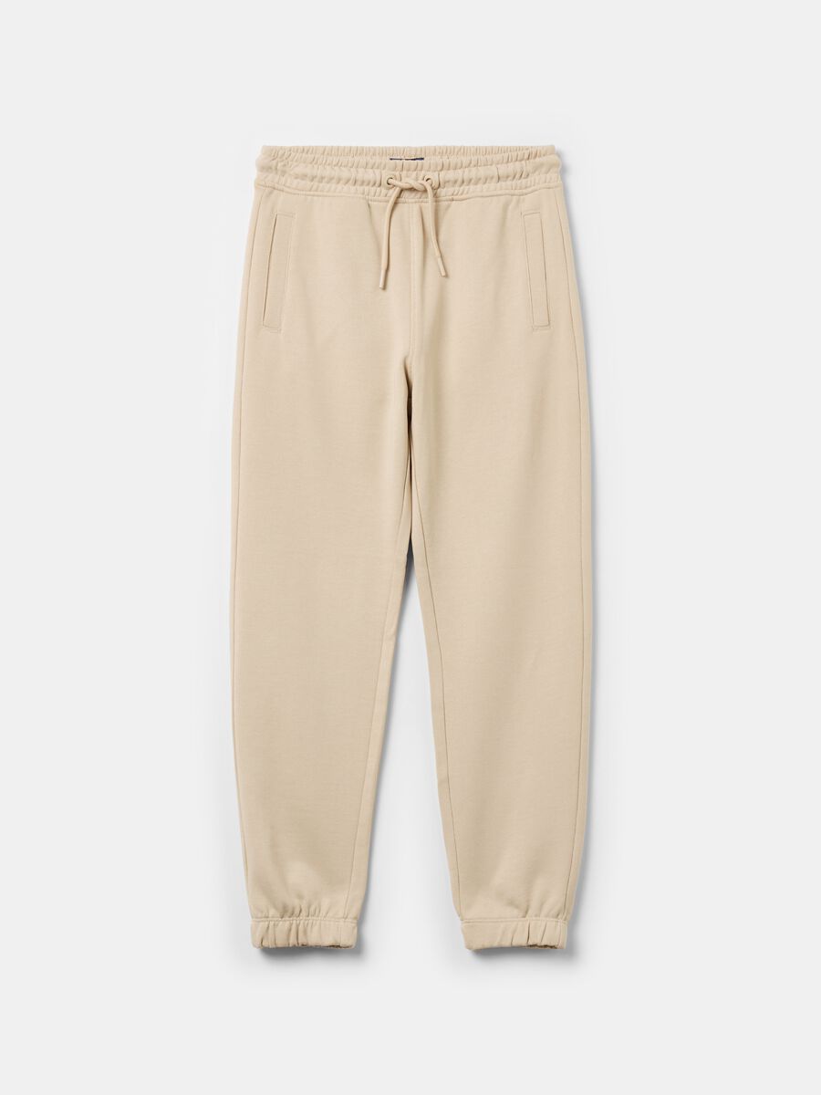 Essential joggers in organic cotton with drawstring_3