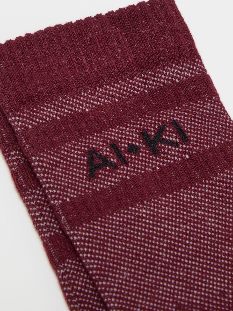 Two-pair pack midi socks with logo_2