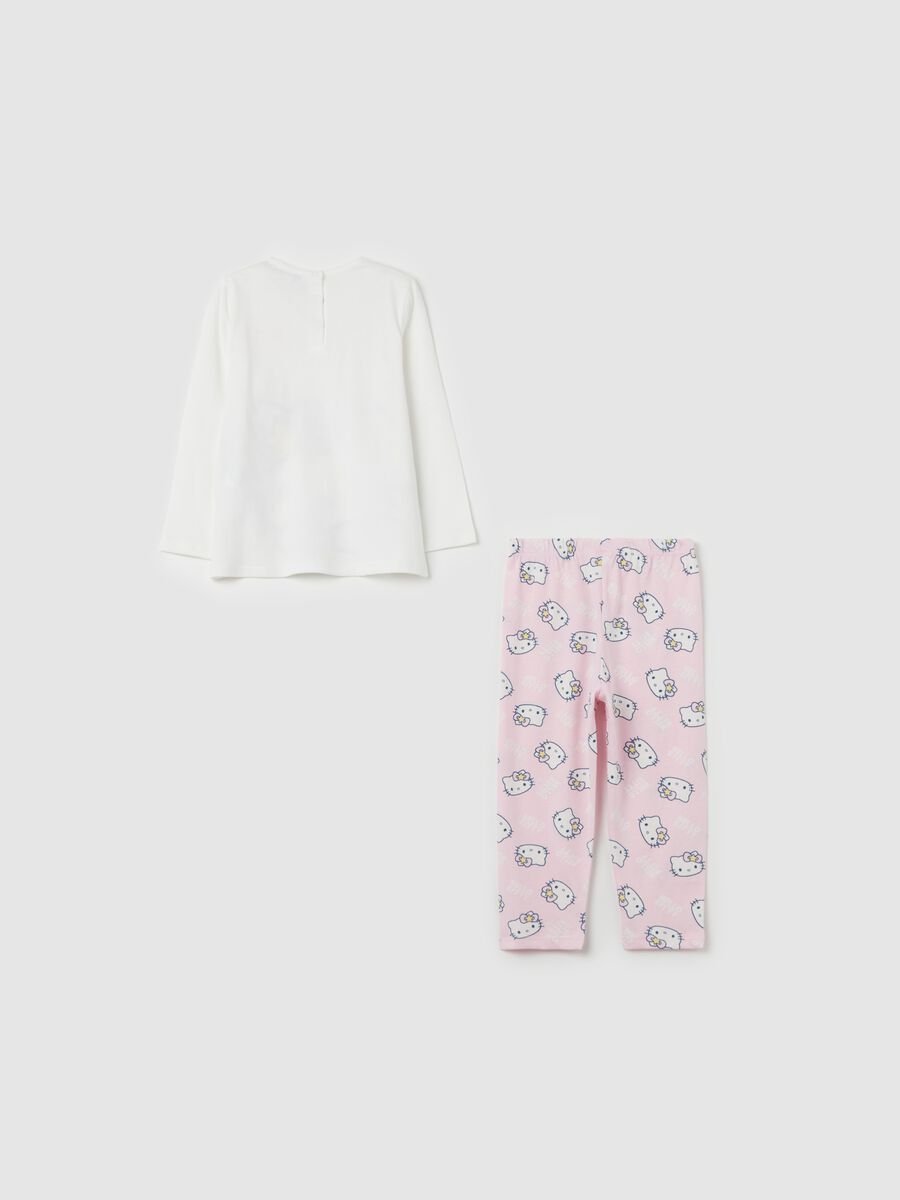 Organic cotton pyjamas with Hello Kitty print_1