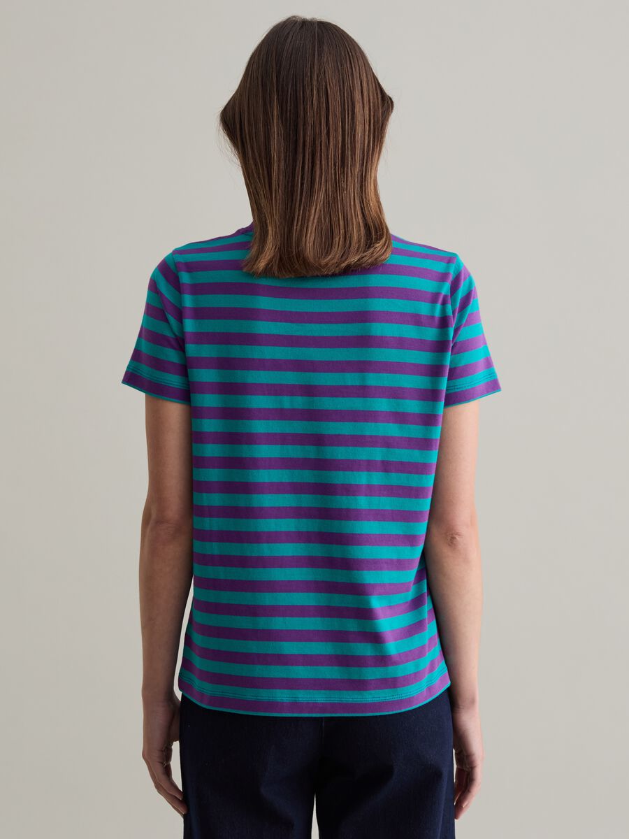 Striped T-shirt in Supima cotton_2