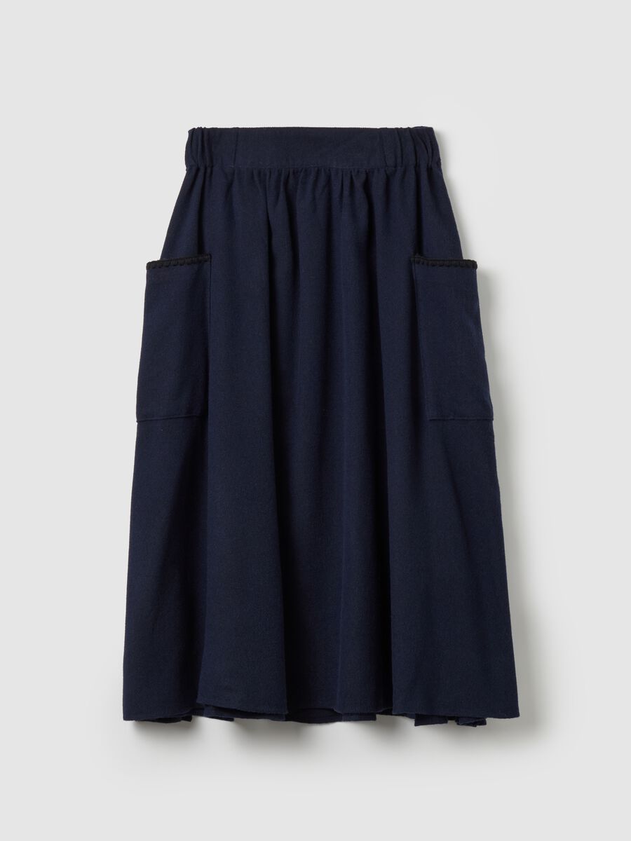 Full midi skirt with pockets_4