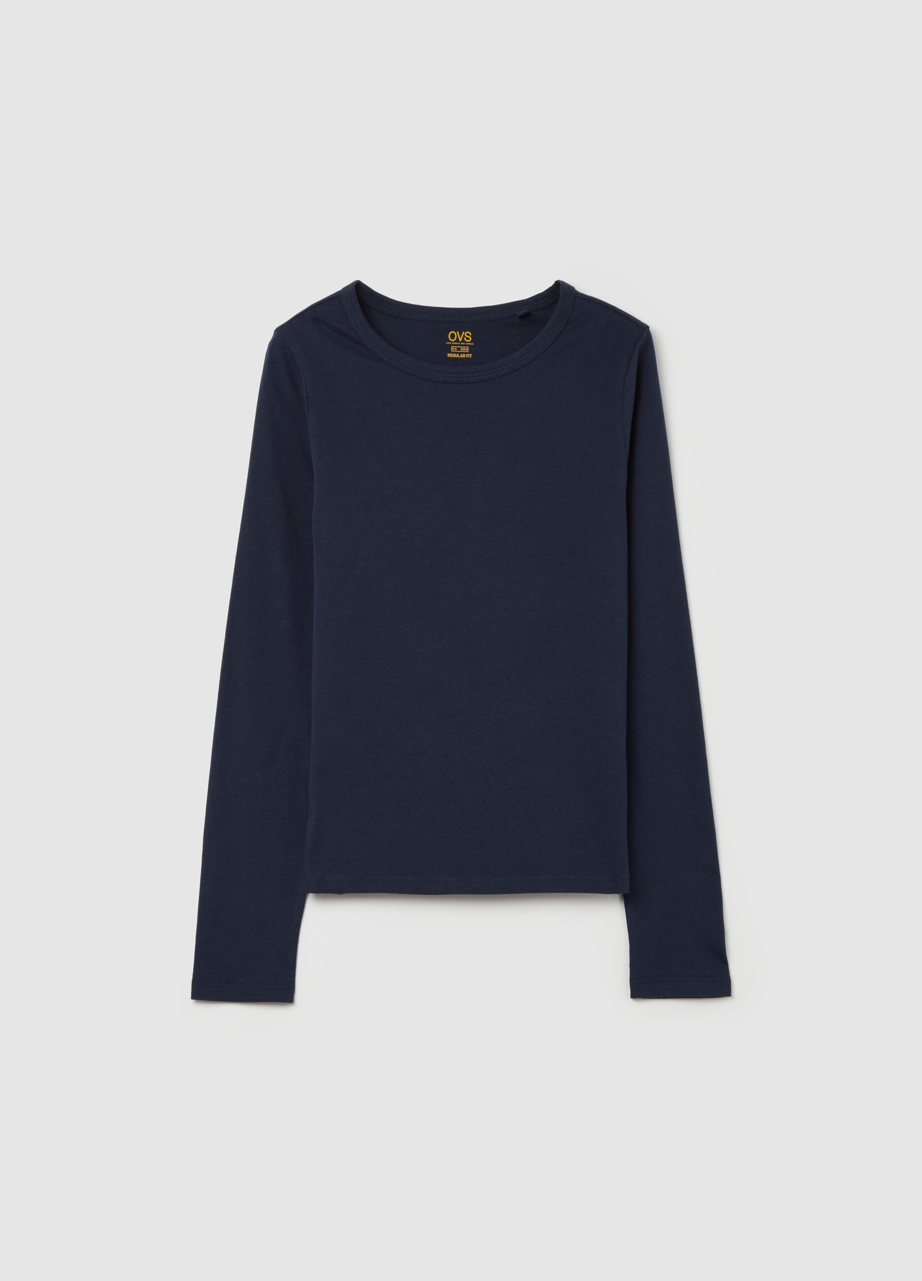 Long-sleeved T-shirt in cotton