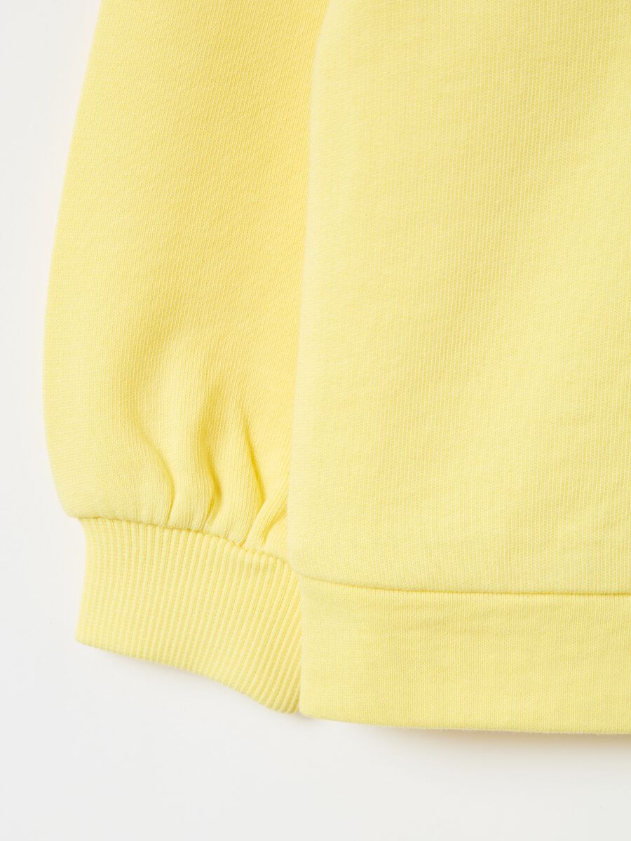 Solid colour sweatshirt in French terry_3