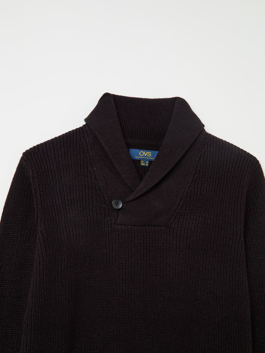 Pullover with shawl neck_5