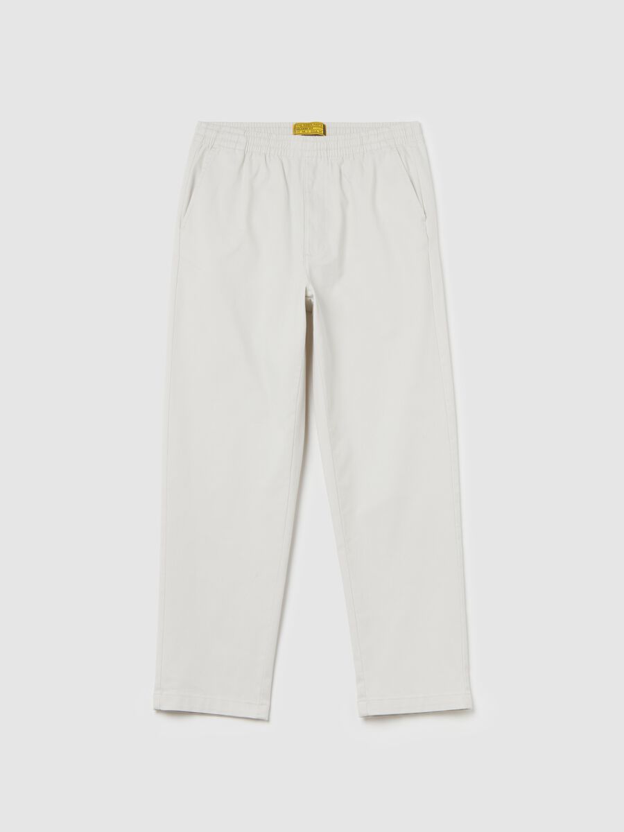 Chino trousers in stretch Oxford cotton_4