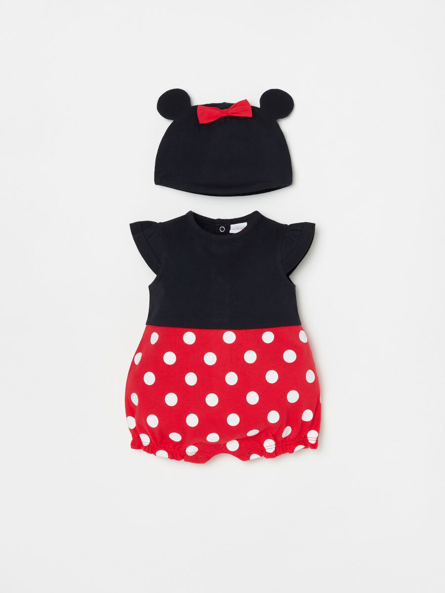 Disney Baby Minnie Mouse romper suit and hat set_0