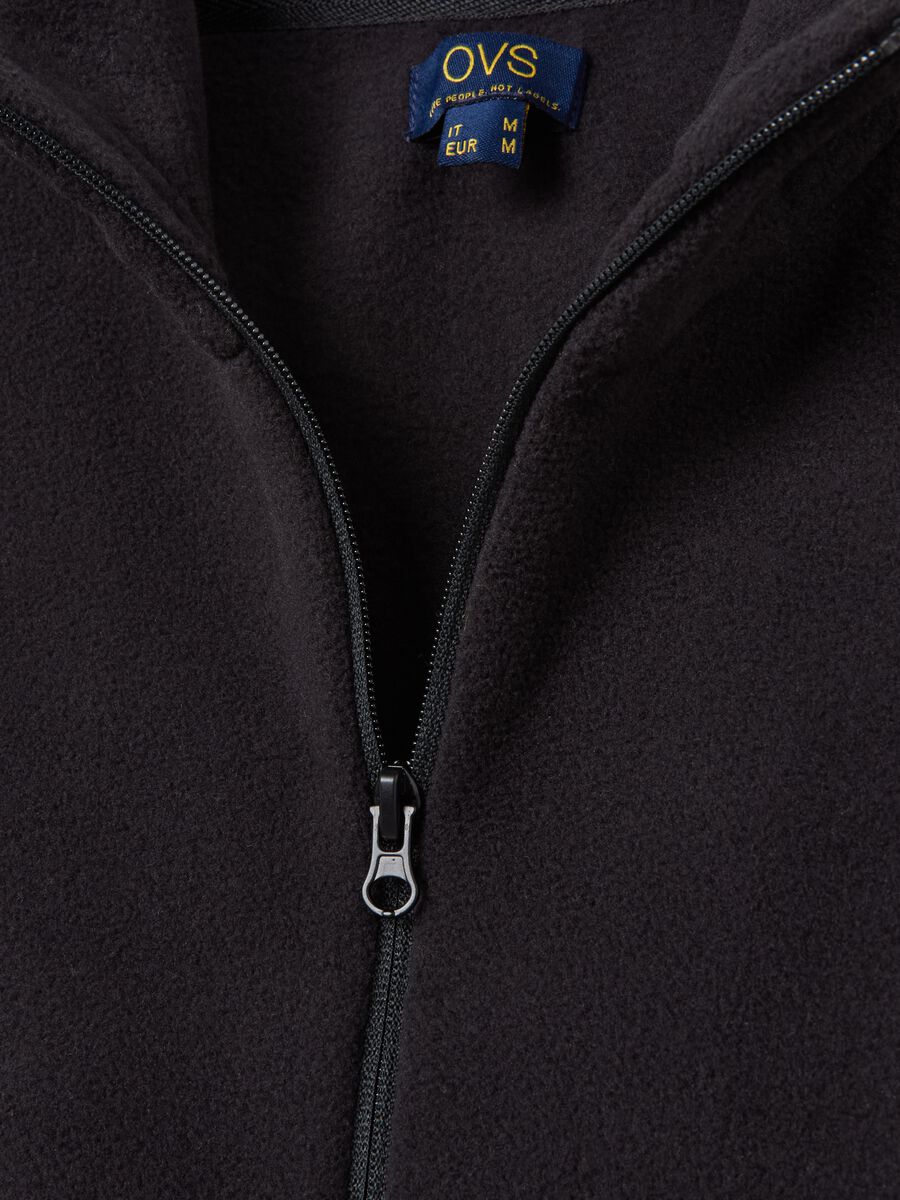 Half-zip sweatshirt in fleece_5