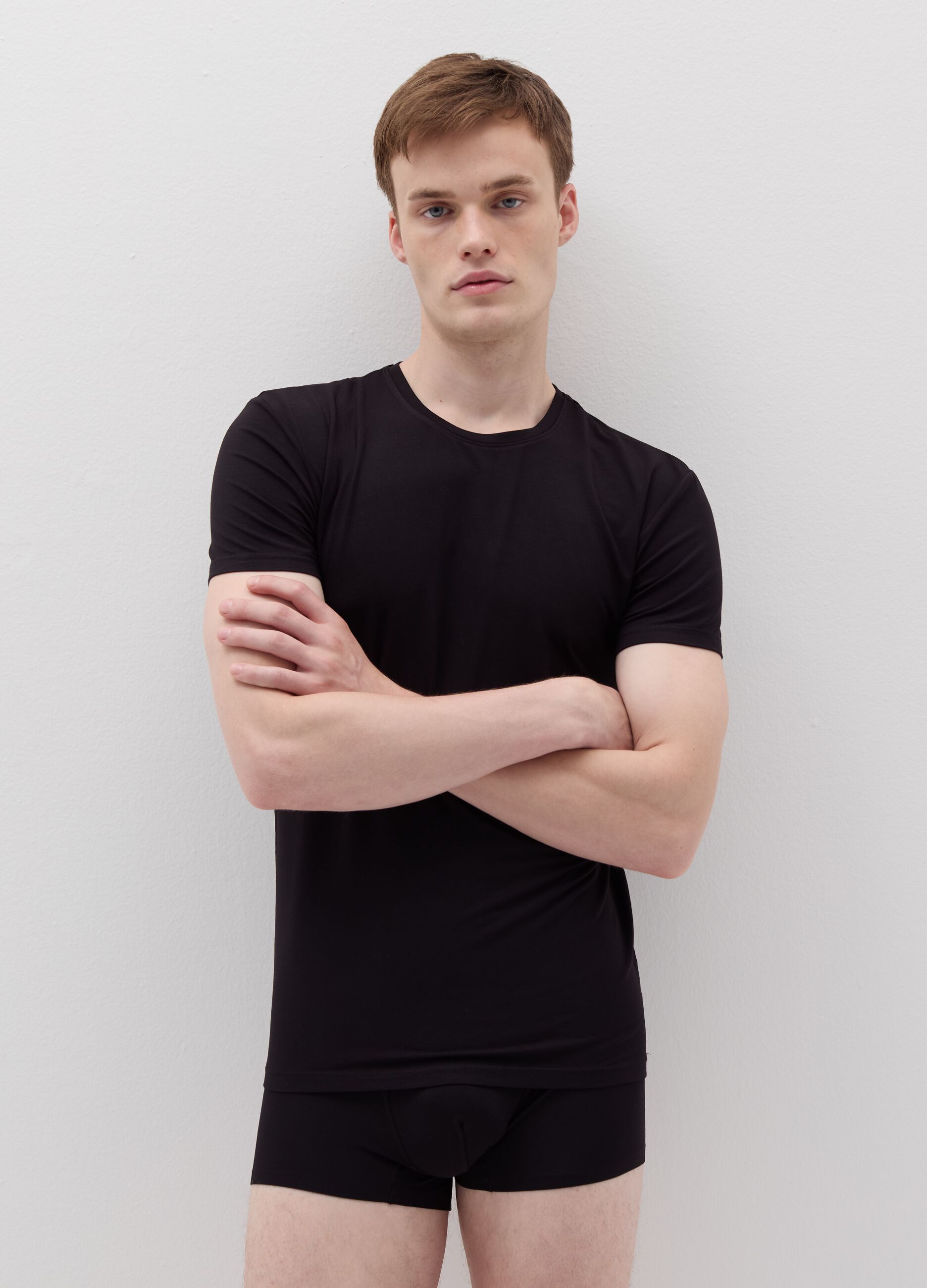 Stretch modal undershirt