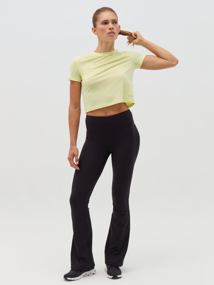 Flare-fit leggings_0