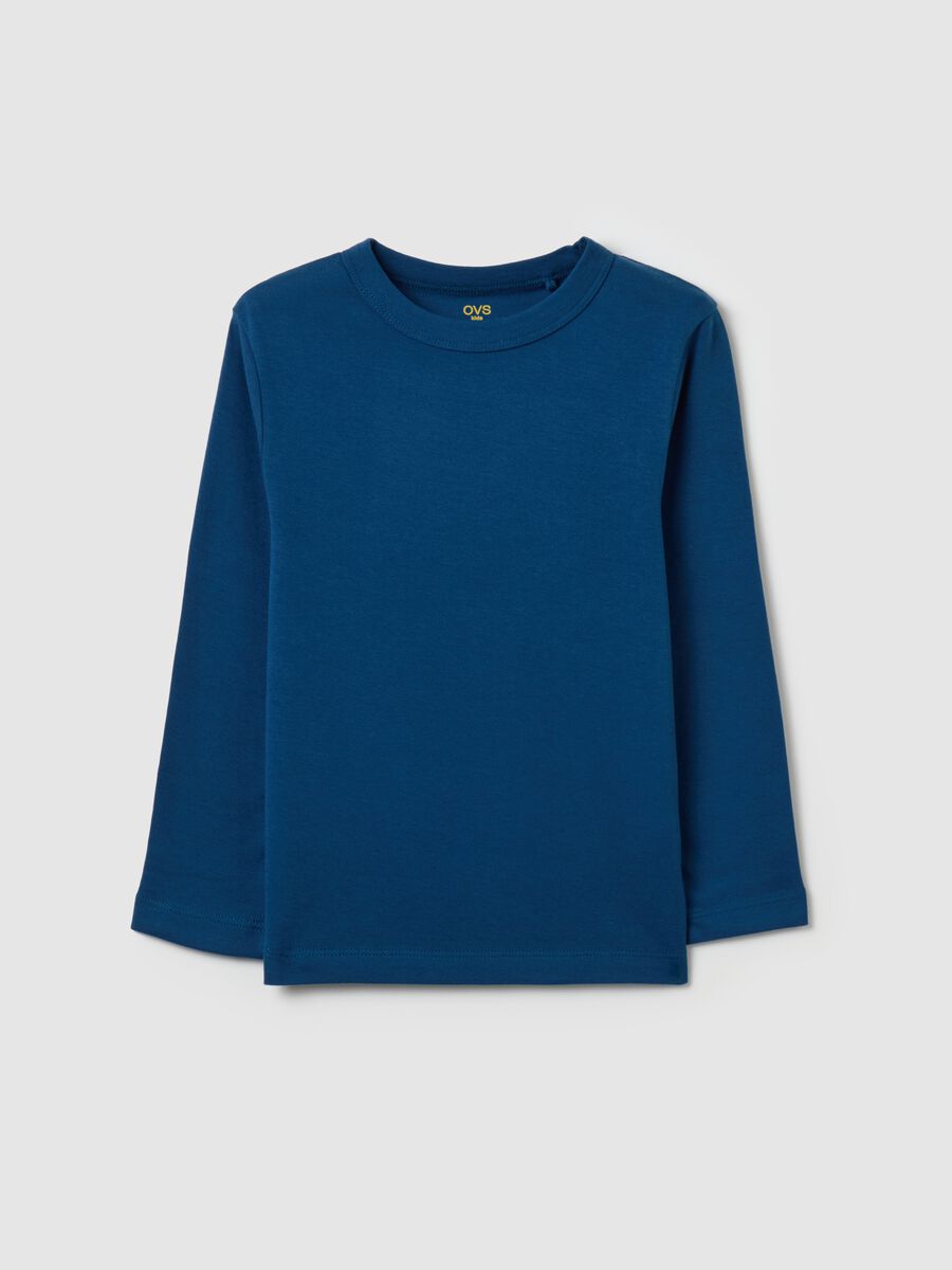 Essential long-sleeved T-shirt in organic cotton_0