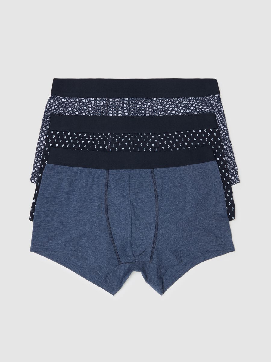 Three-pack boxer shorts with micro pattern_4