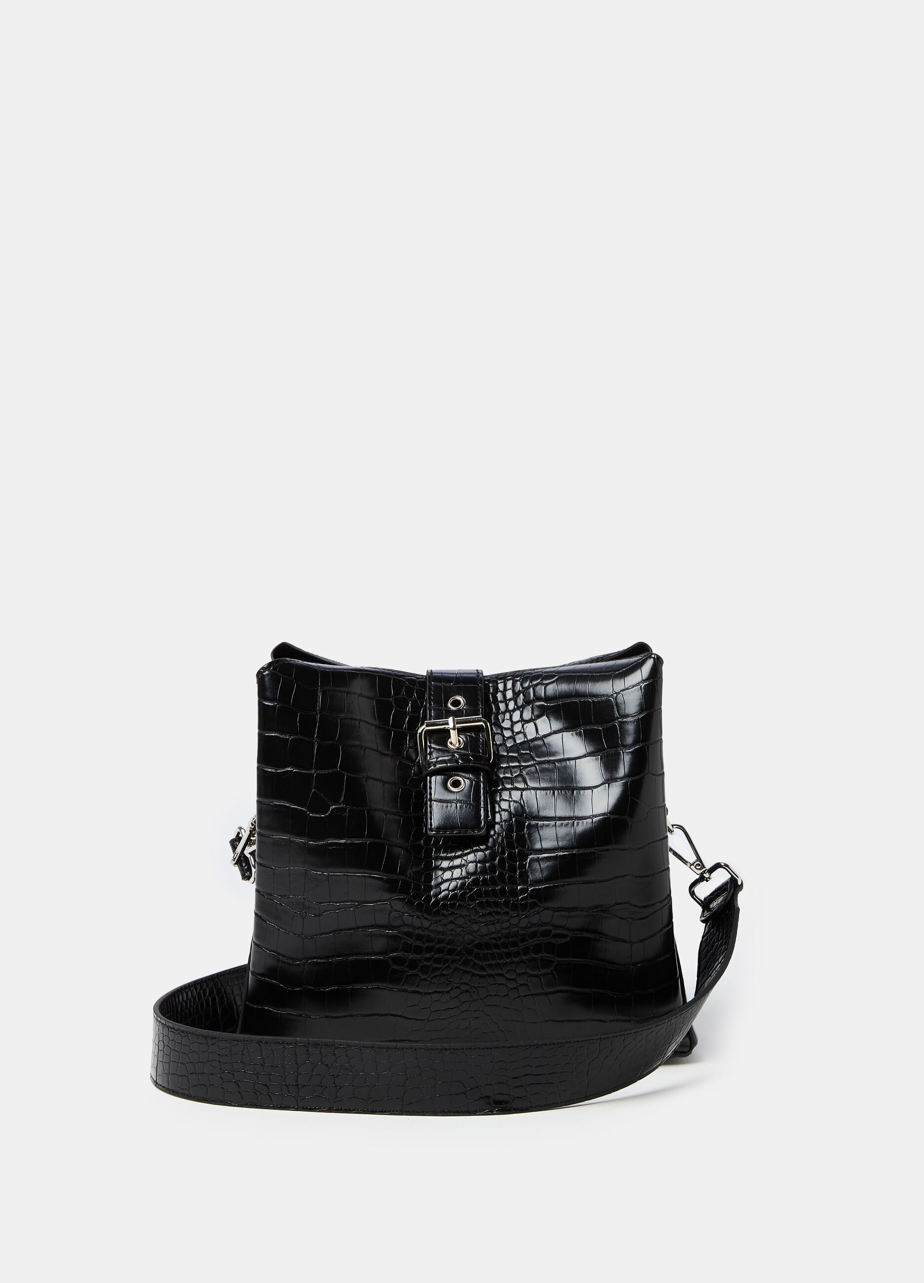 Animal-effect bucket bag