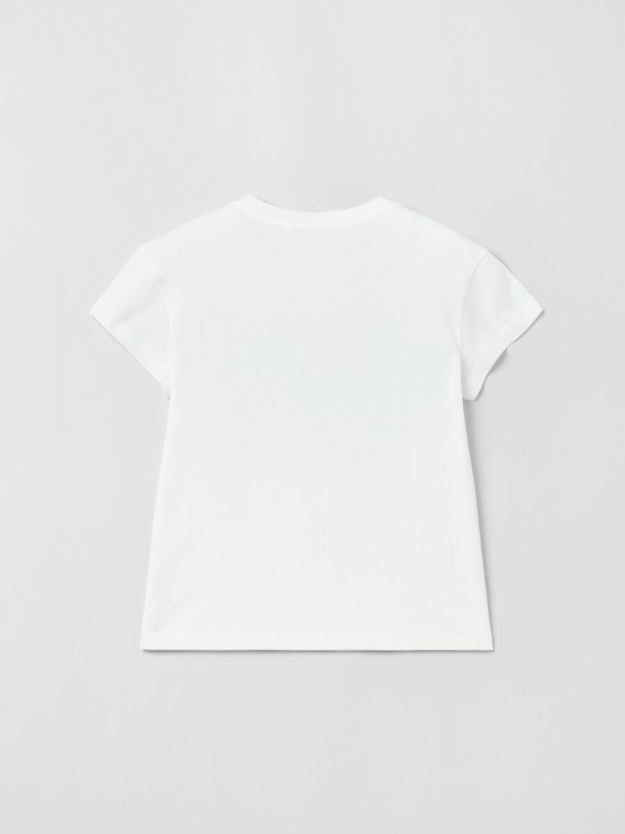 T-shirt in cotone con stampa_1