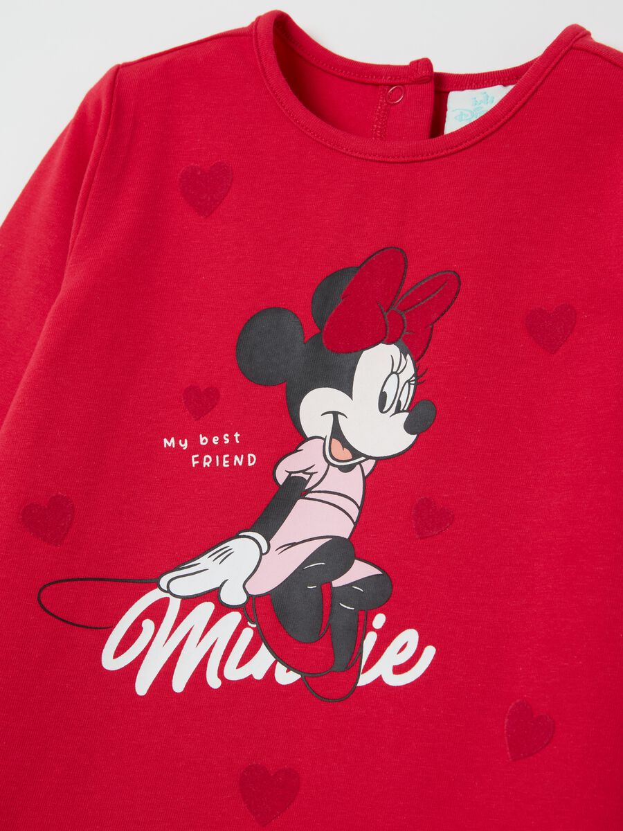 T-shirt with long sleeves and Minnie Mouse print_2