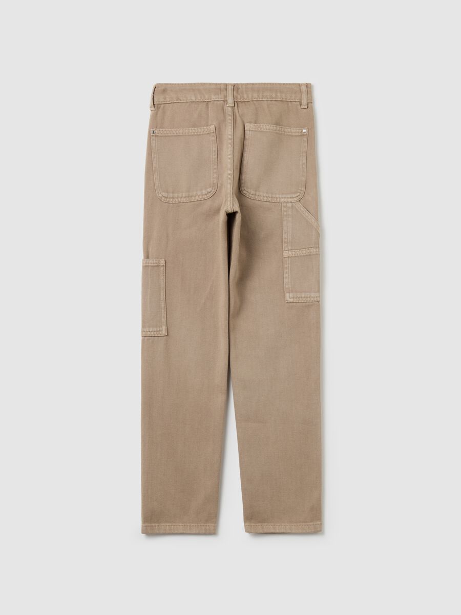 Worker trousers in cotton_1