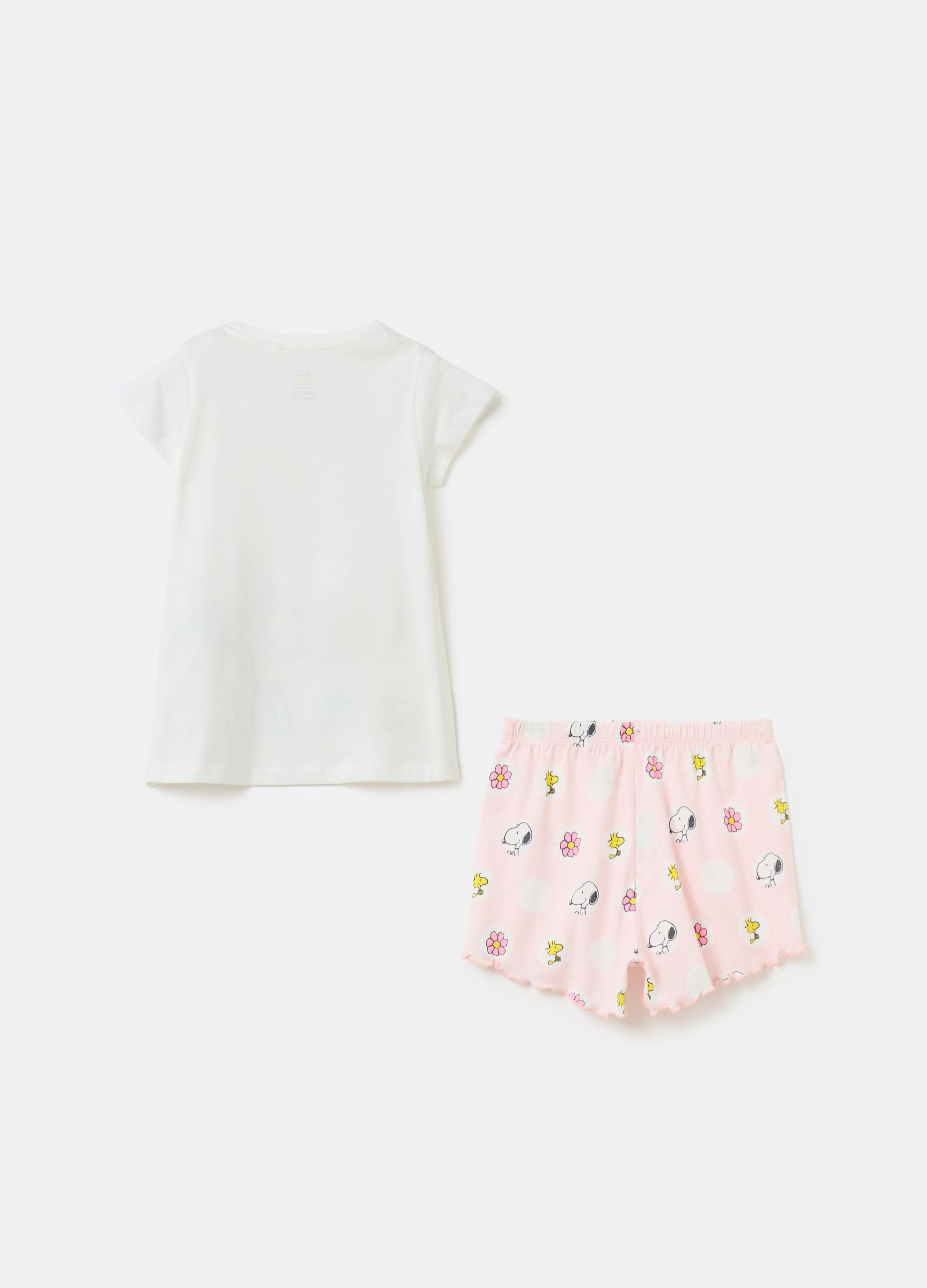 Organic cotton pyjamas with Snoopy print