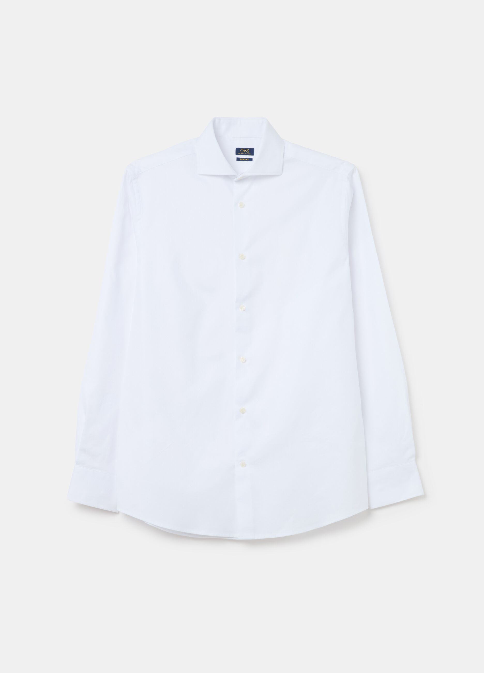 Regular-fit easy-iron shirt