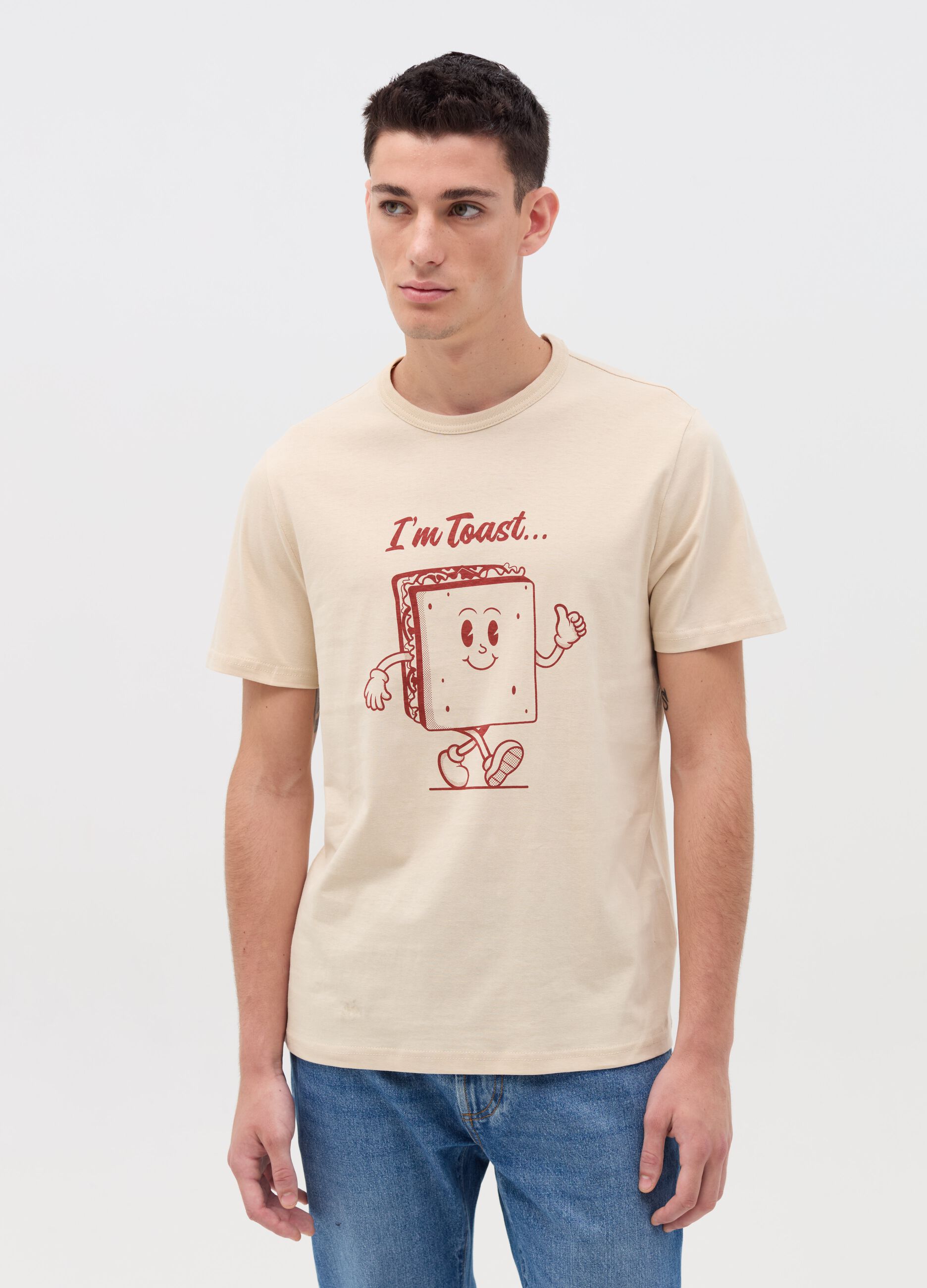 T-shirt with “I’m Toast” print