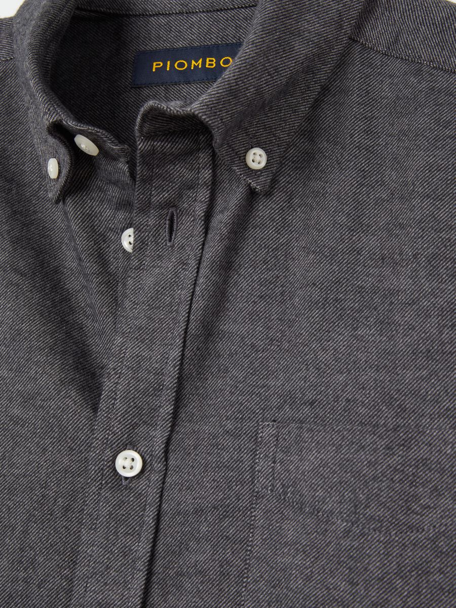 Shirt in mélange flannel_5