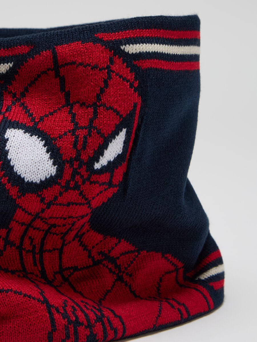 Scaldacollo in maglia con disegno Spider-Man_2