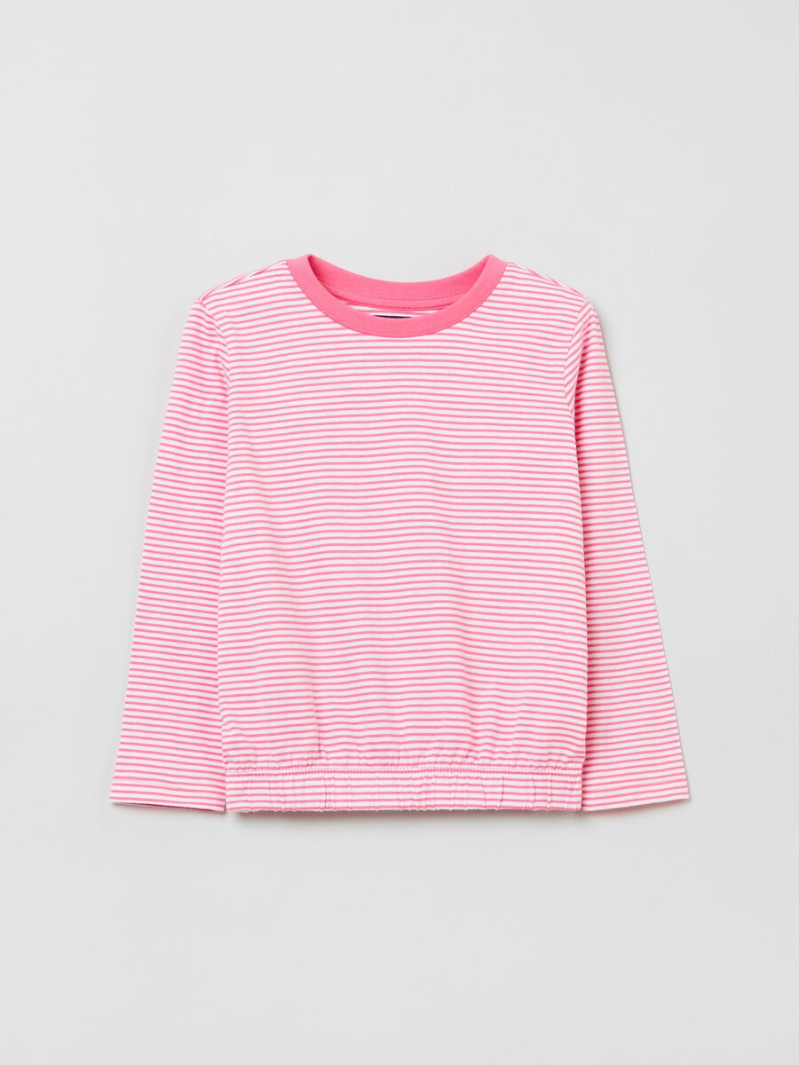 Striped cotton T-shirt_0