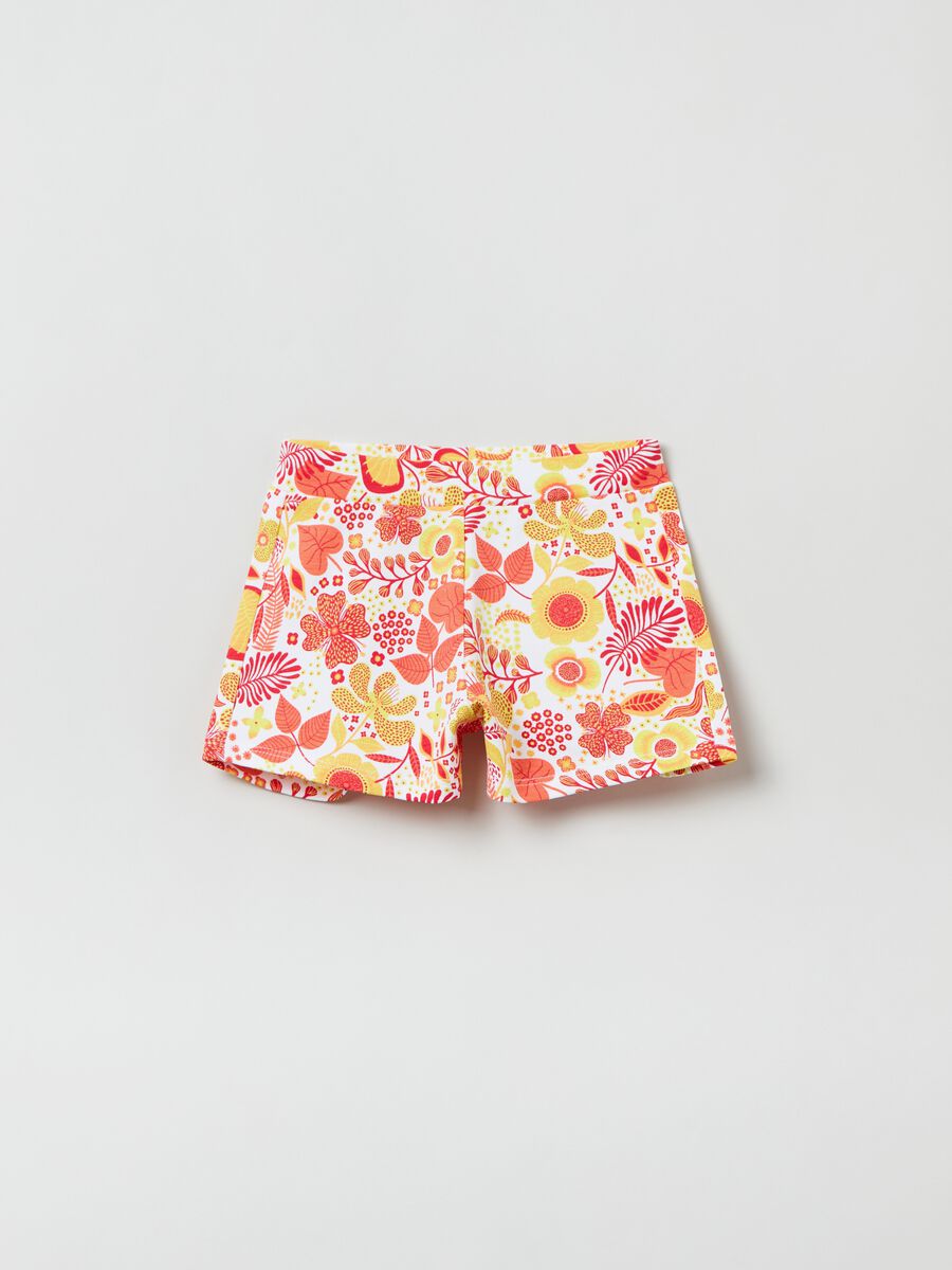 Shorts in French Terry con stampa_0