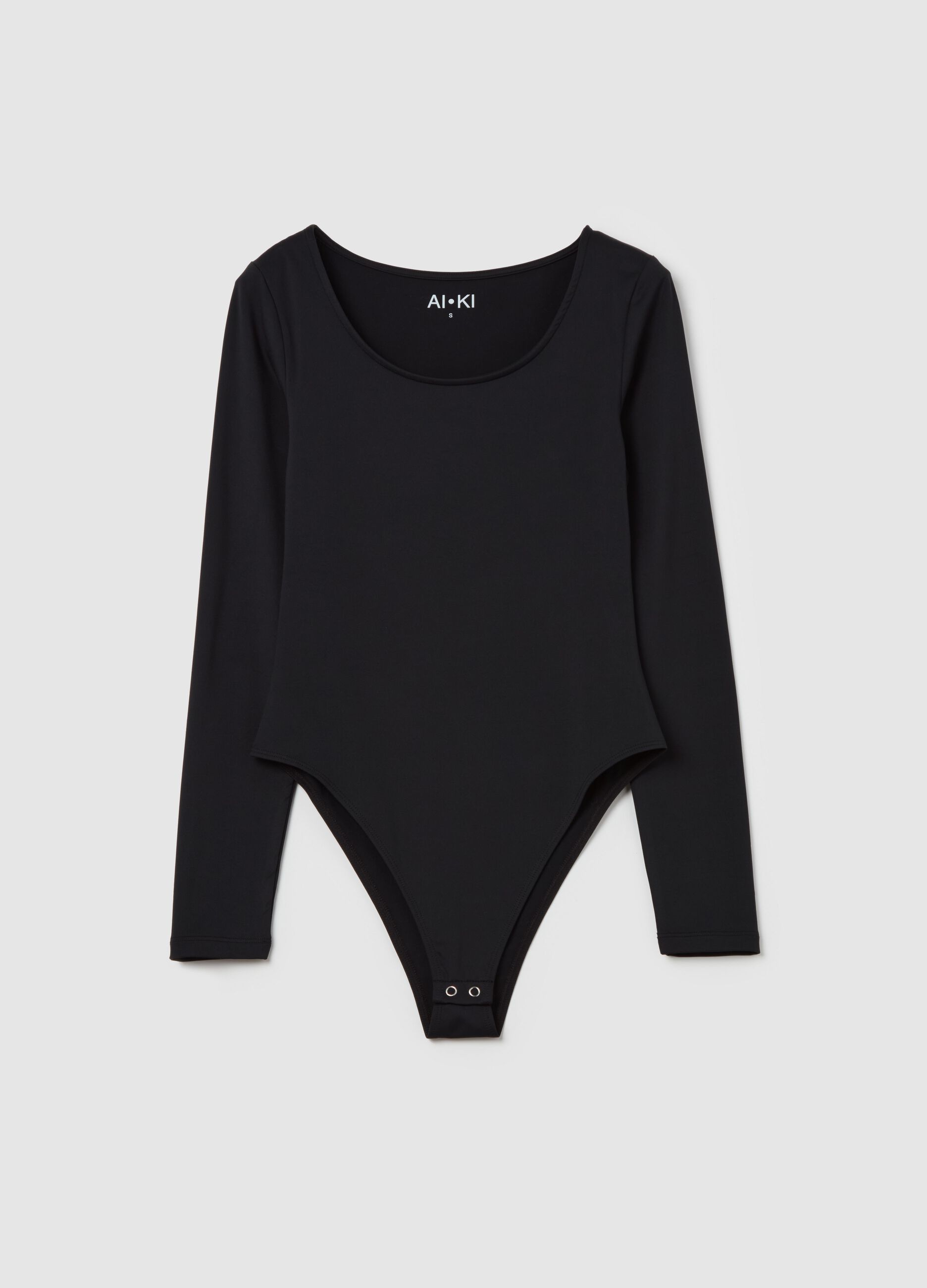 AI•KI bodysuit with long sleeves