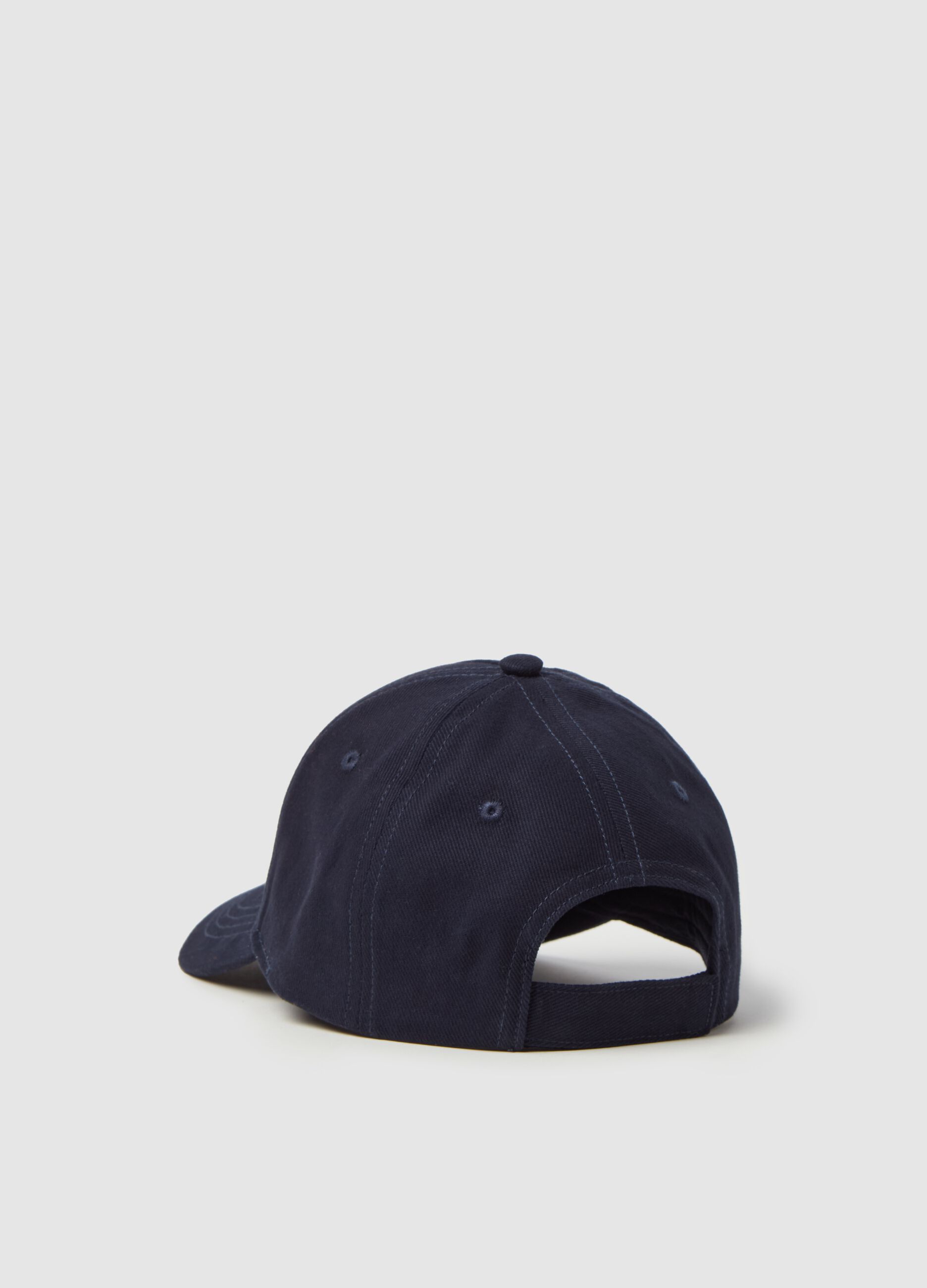 Baseball cap with logo patch