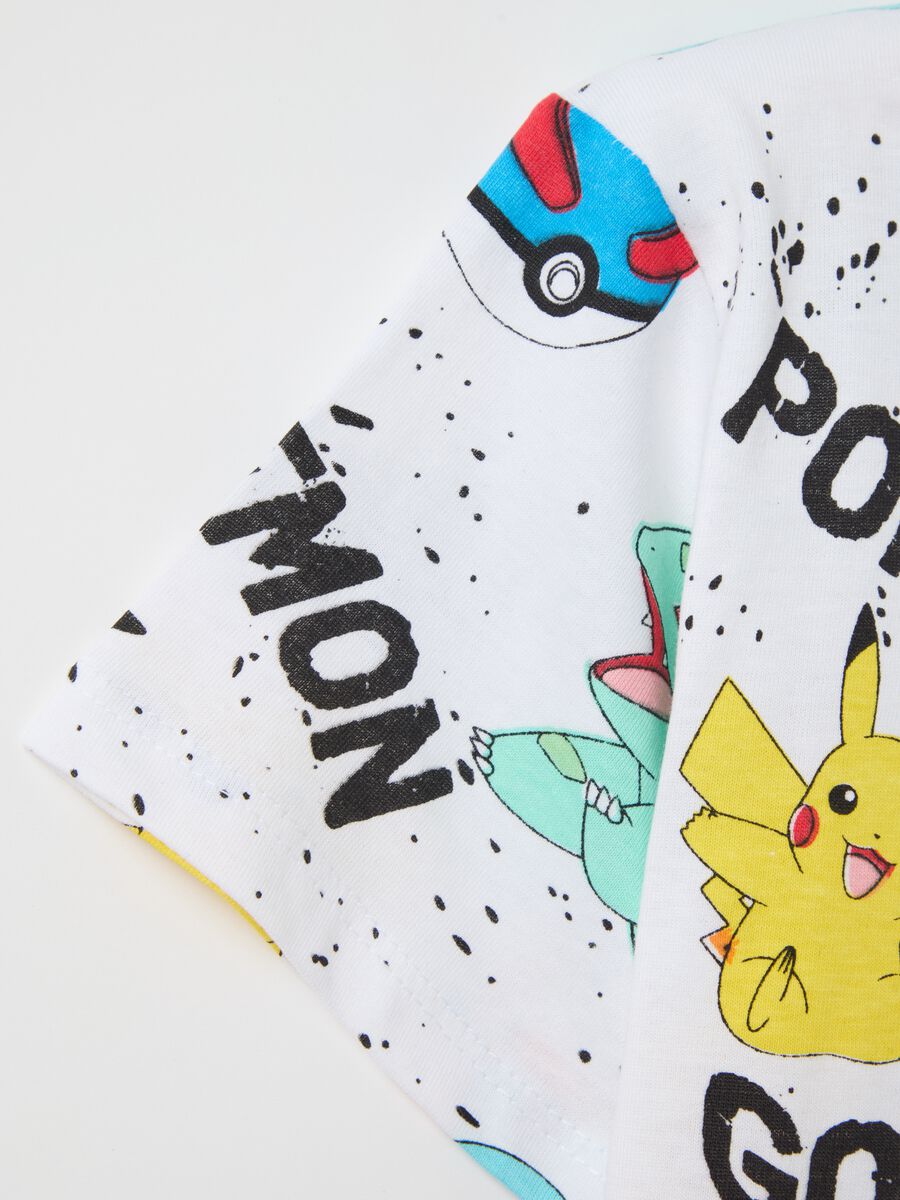 T-shirt in cotone con stampa Pokemon_3