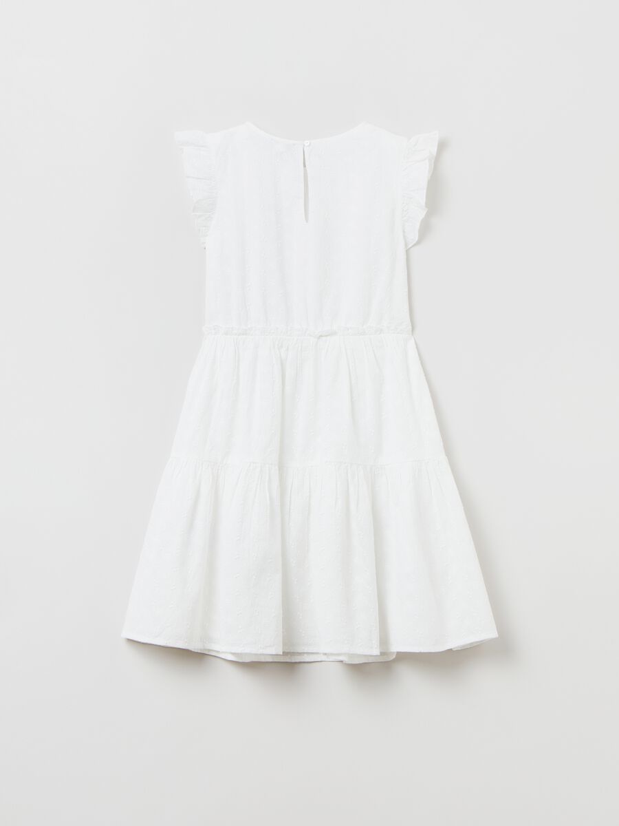 Broderie anglaise dress with ruffles_1