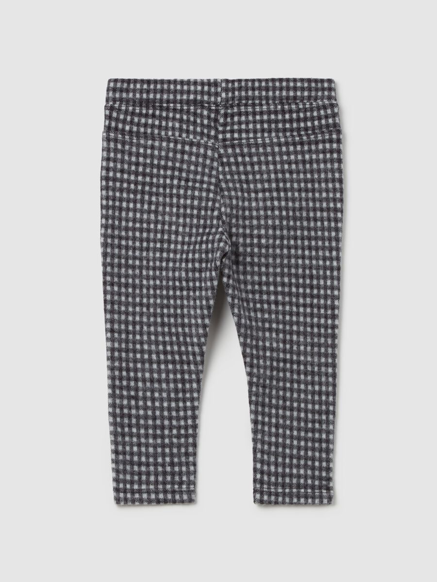 Treggings with check pattern_1