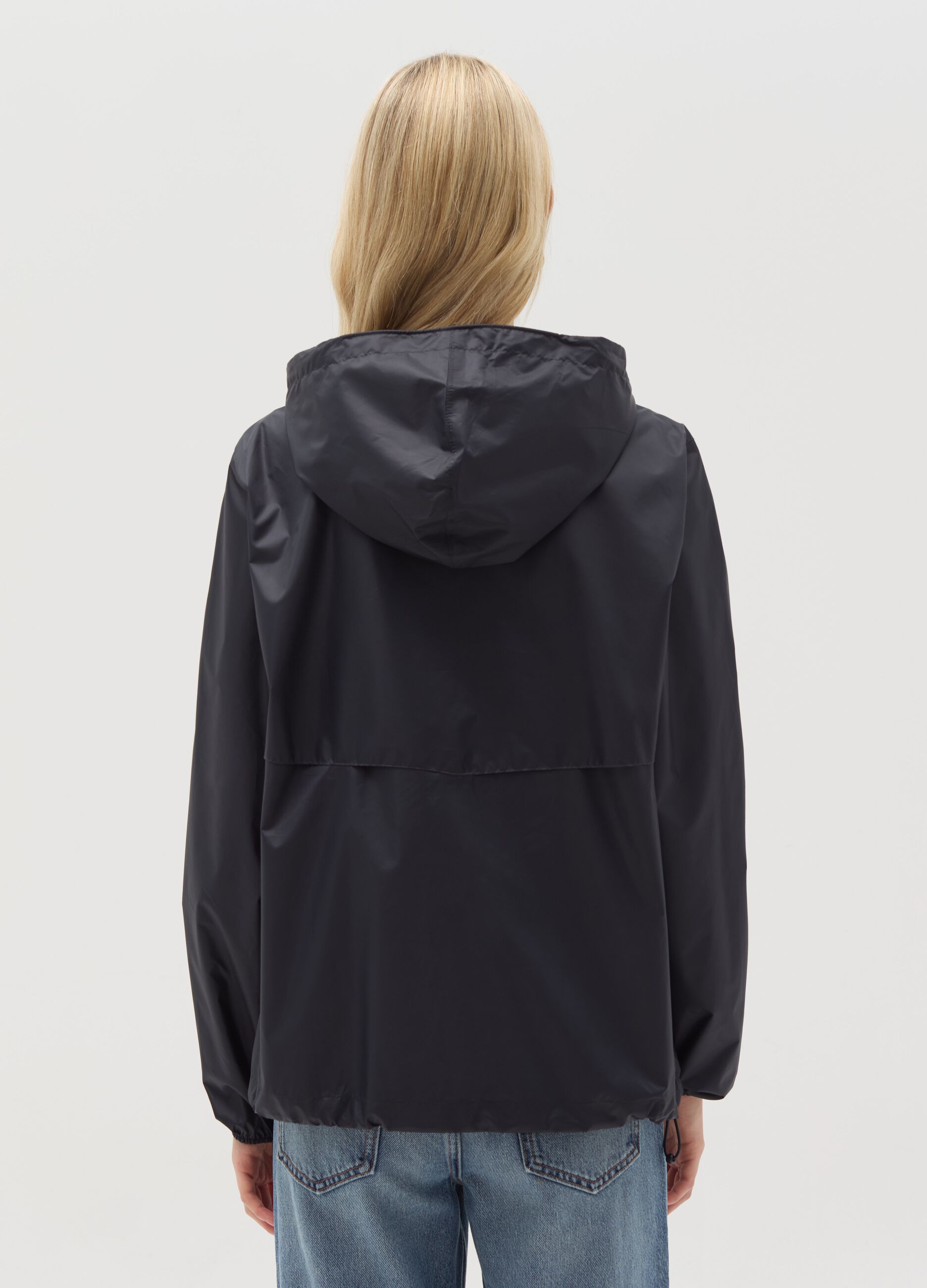 Full-zip waterproof jacket