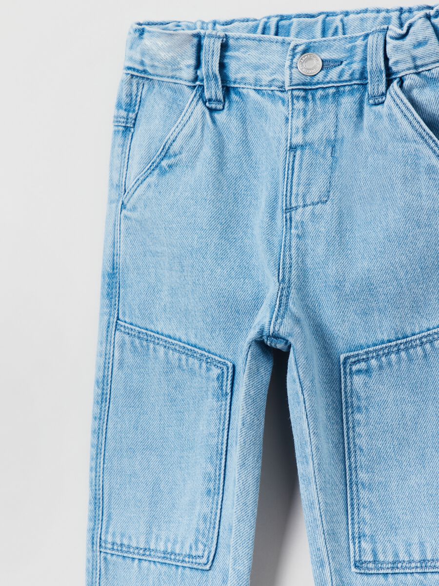 Cotton jeans with pockets_2