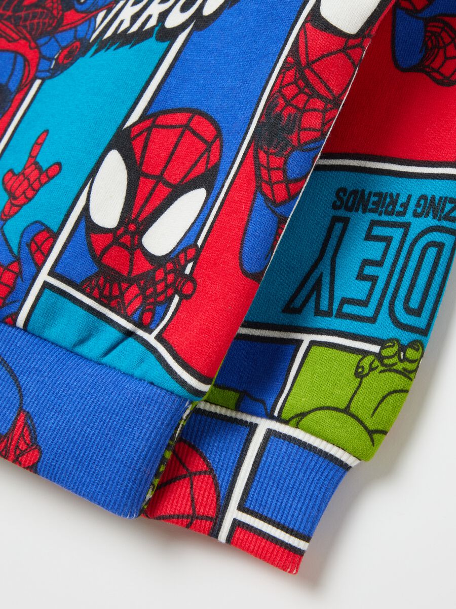 Sweatshirt with round neck and Spidey and Friends print_2