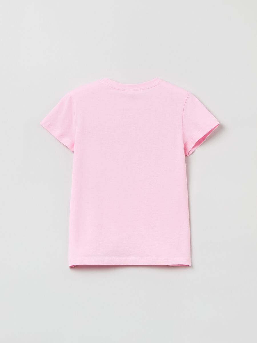 Stretch cotton T-shirt with crew-neck_1