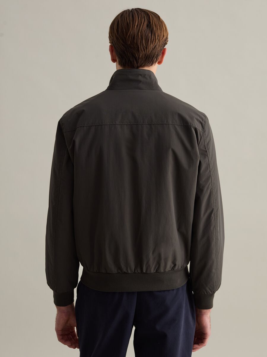 Full-zip bomber jacket with high neck_2