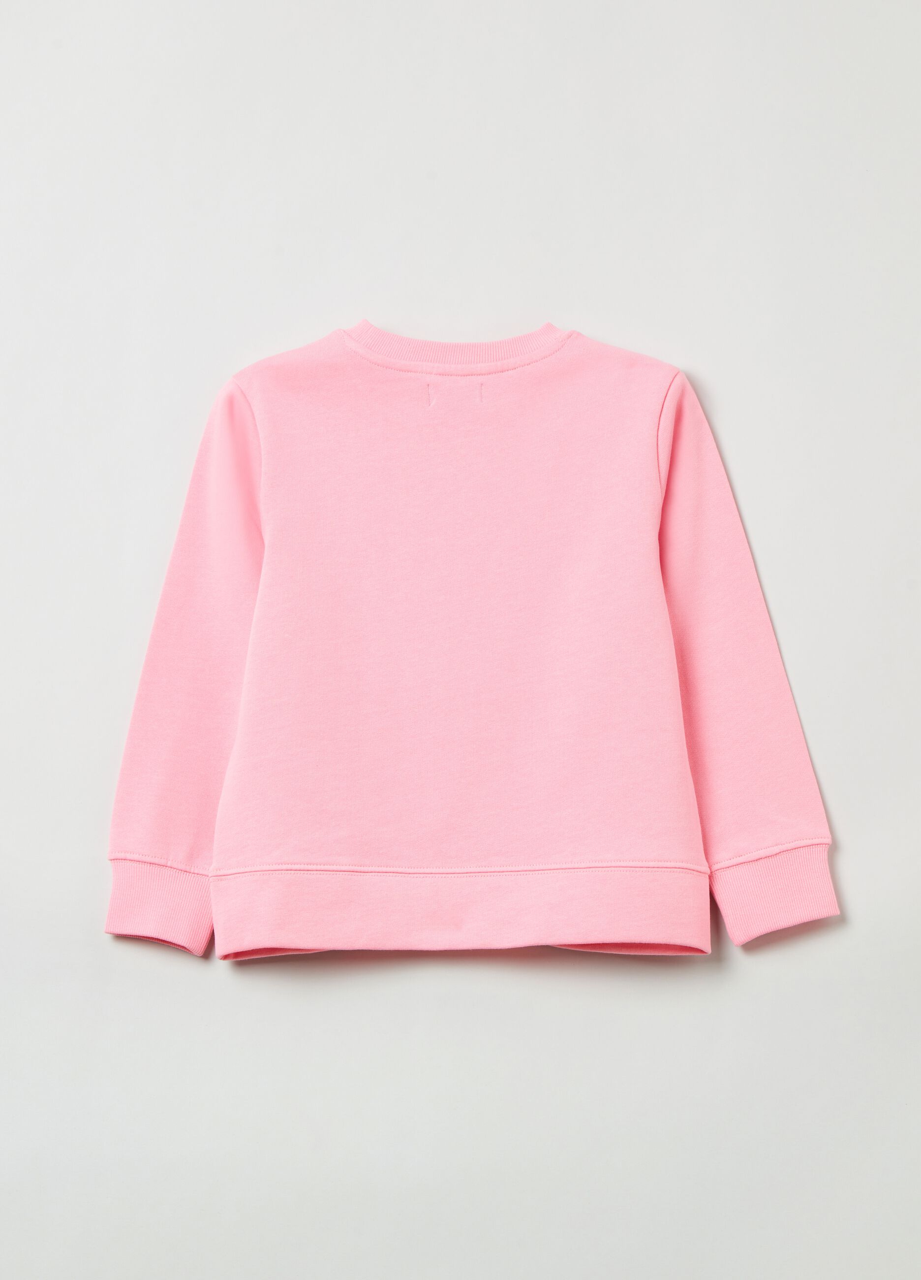 Solid colour cotton sweatshirt