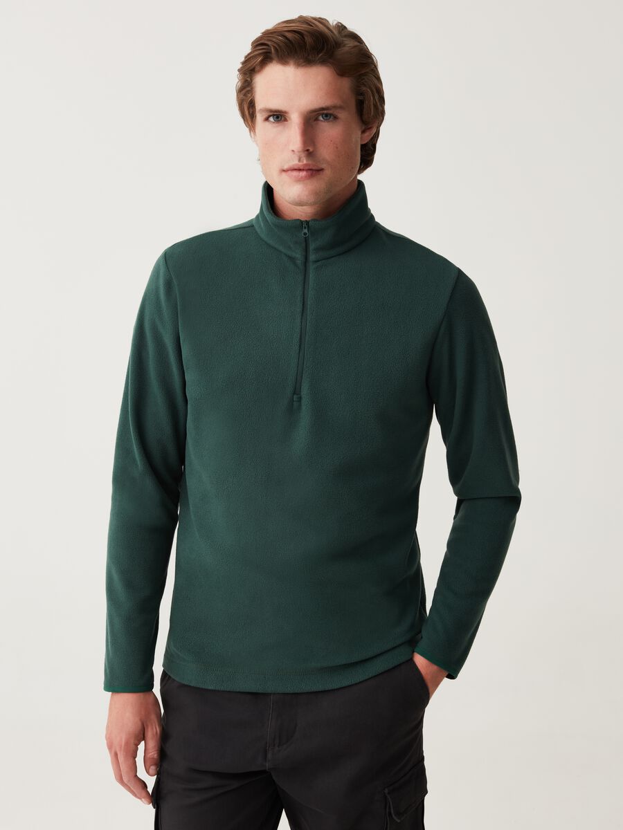 Felpa half-zip in pile_0